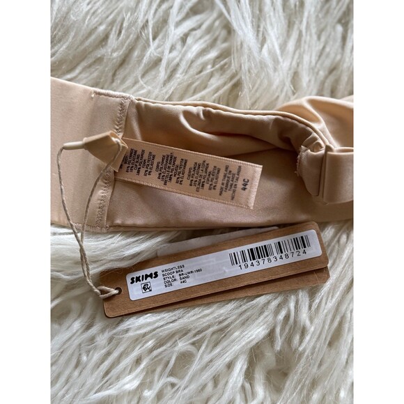 Skims Weightless Scoop Bra Sand Size 44C - Picture 8 of 11
